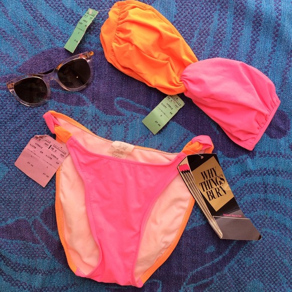 why things burn Other - 80's Neon High waisted Bikini