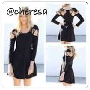 Sabo Skirt Caged Black dress