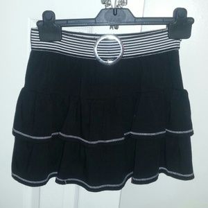 A black skirt