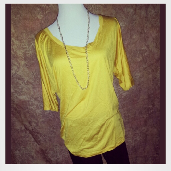 Banana Republic Yellow Shirt