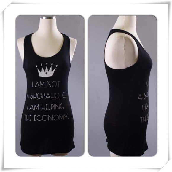 🚫SOLD🚫 Shopaholic T!!