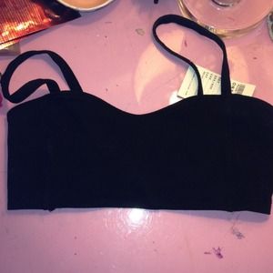 Brandy Melville Black Chiyo Bralette NWT