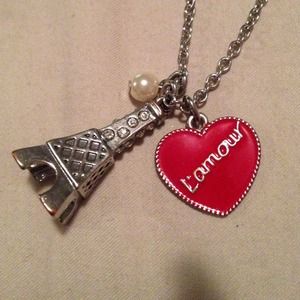 Eiffel tower necklace