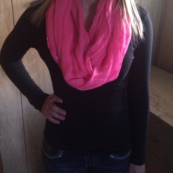 Pink scarf