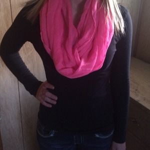 Pink scarf