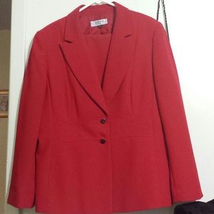Beautiful red suit for the office