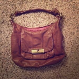 Kristin leather hobo coach bag