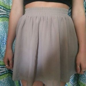 High waisted skirt