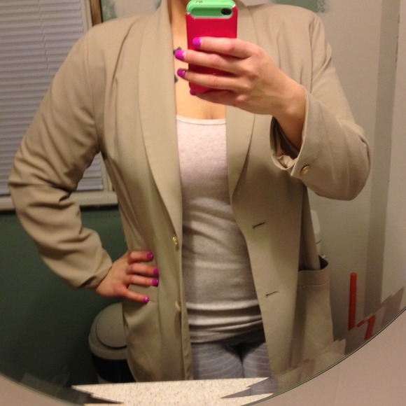 Tan blazer