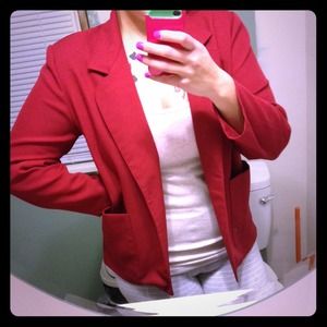 Red blazer