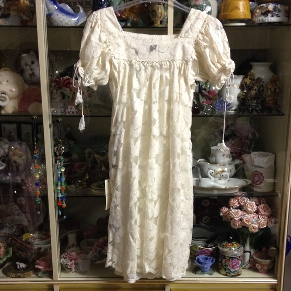 Ann Taylor Loft White Lace Dress Size SP - Picture 1 of 5