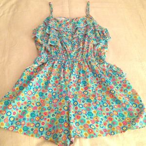 NWOT beautiful young girls Disney Brand romper!