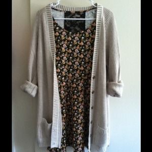 Floral skater/circle dress.