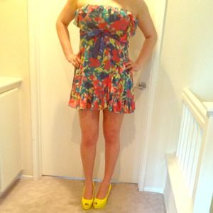 Fun Summer Flower Dress