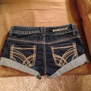 Jean short shorts