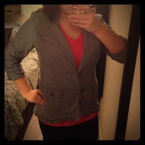 Denim 3/4 sleeve blazer *PRICE REDUCED!*