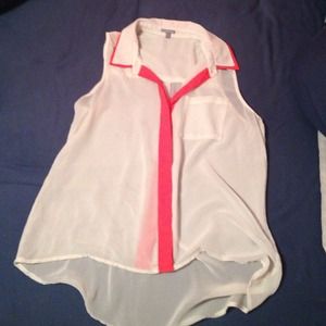 Medium chiffon button up