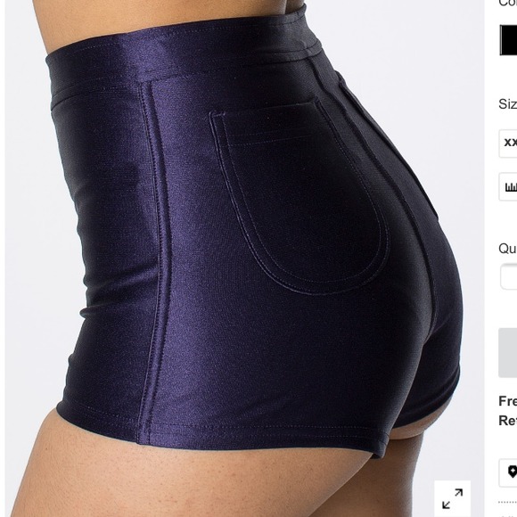 ❌❌SOLD❌❌American apparel disco shorts - Picture 2 of 4