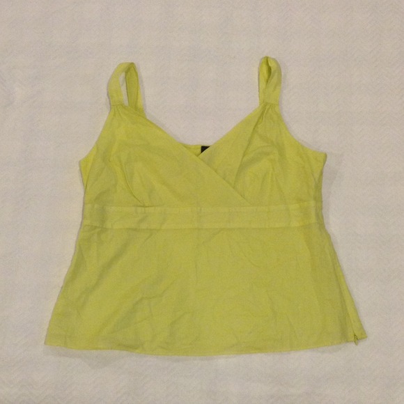 GAP lime green summer tank