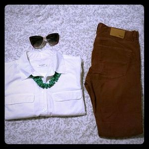 Madewell Skinny Skinny Ankle Cords