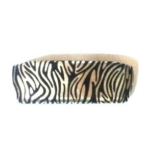 Zebra print glasses case:D