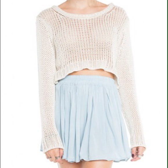 Brandy Melville Light Blue Luma Skirt