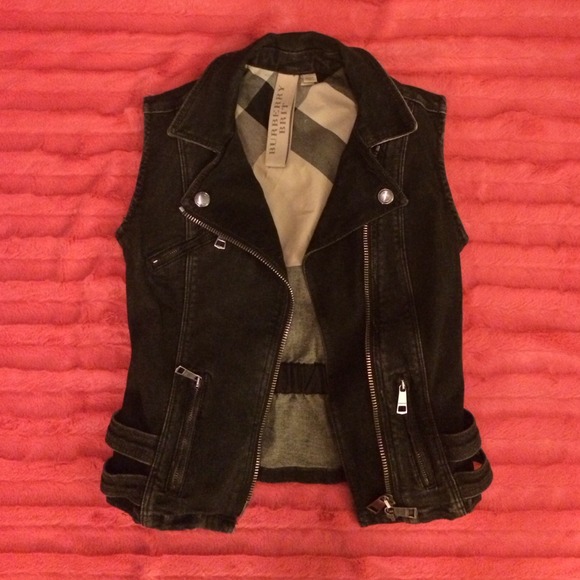 Burberry Brit Moto Vest size 2 - Picture 2 of 4