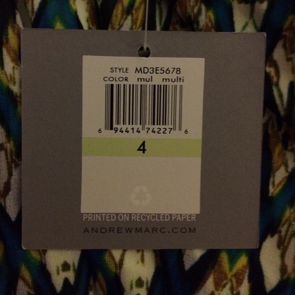 SOLD NWT Marc New York Andrew Marc dress - Picture 4 of 4