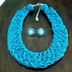 Natasha necklace and earrings