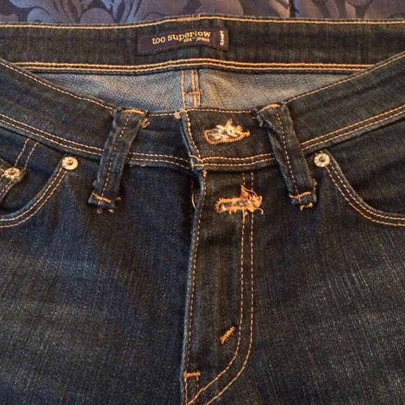 Levi's too super low 524 denim Capri pants. Size11