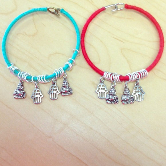Hand wrapped bracelets