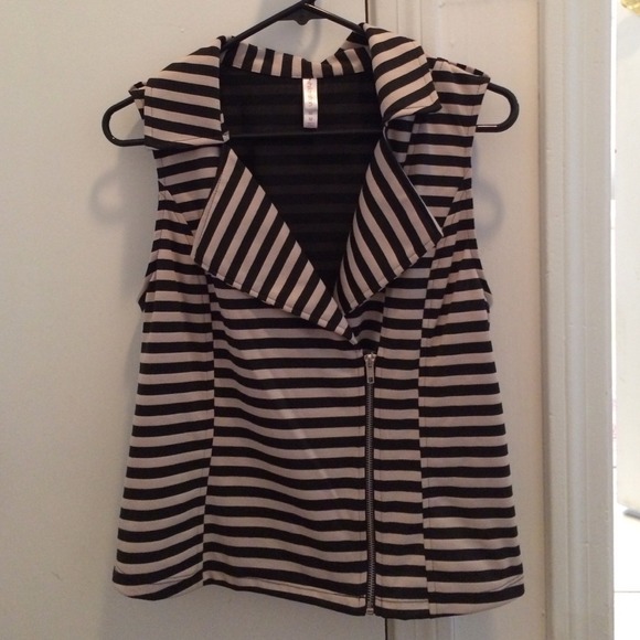 Striped vest