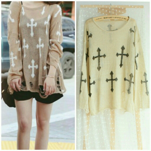 Sweaters - Thin Sweater CREAM / WHITE COLOR