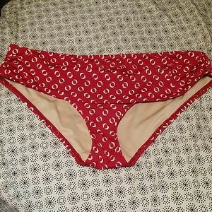 New Dark Red Victoria's Secret Bikini Bottom XL