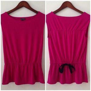 Pink Peplum Top