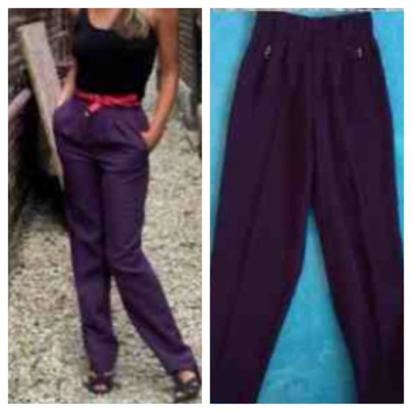 High waisted slacks