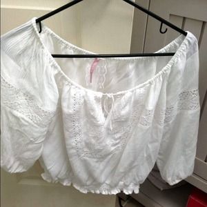 White Vintage Top