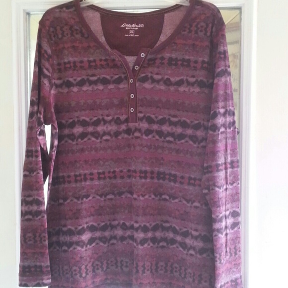Eddie Bauer thermal long sleeve shirt