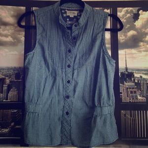 🚫SOLD🚫 in bundle-blue & green checkered blouse