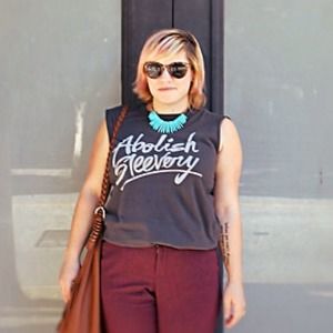 Toddland Abolish Sleevery Sleeveless Tee