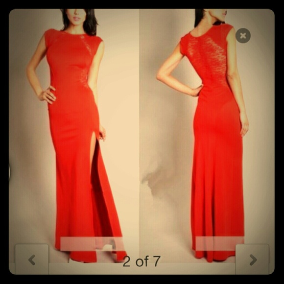 Lace semi formal maxi