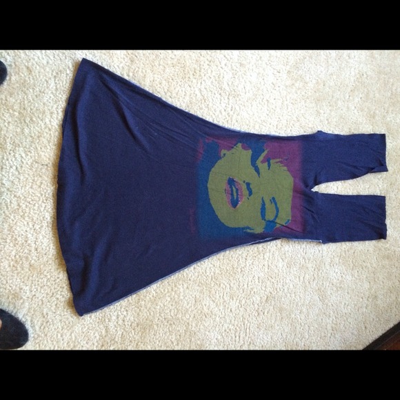 Vintage Betsey Johnson Marilyn T-shirt dress