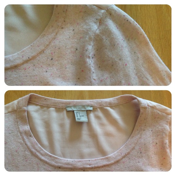 🚫Sold🚫H&M cotton knit sz S. High/low top. Cute! - Picture 4 of 4