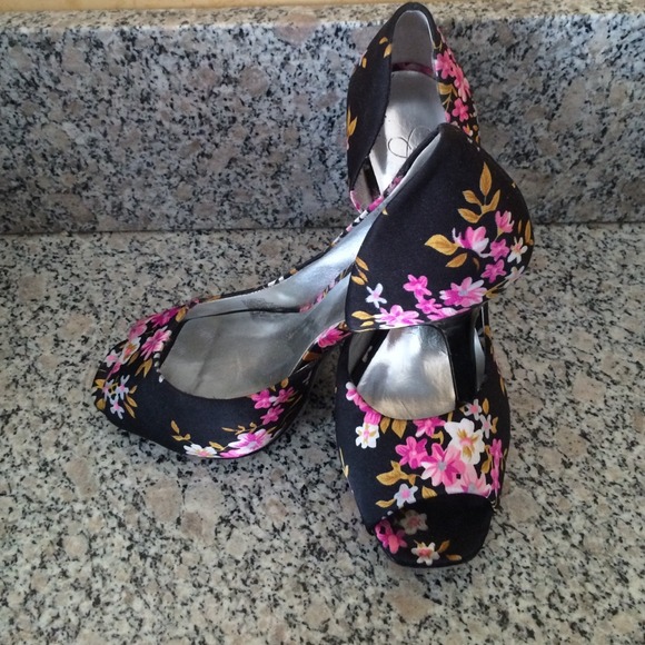 Jessica Simpson JOSETTE Open Toe High Heels Pumps