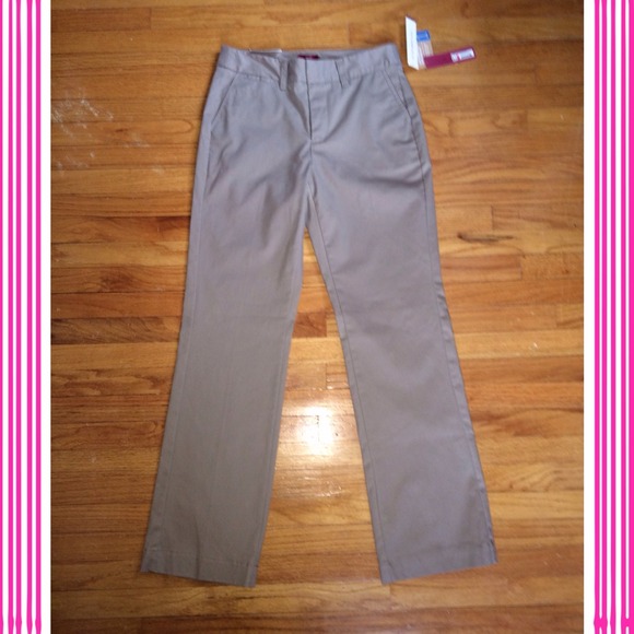 Merona khaki trouser pants - Picture 1 of 3