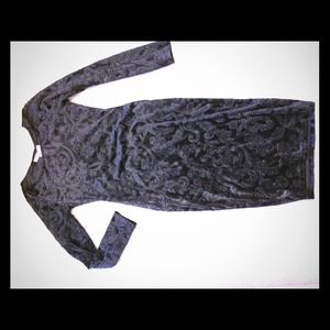 Black long sleeves dress