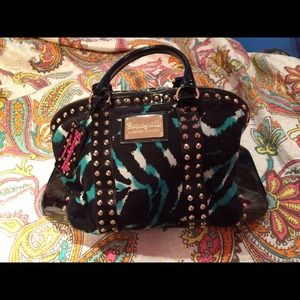 Betsey Johnson Studded Overnight Bag
