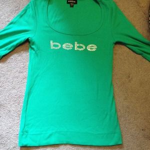 Bebe quarter length top