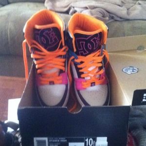 DC hightop sneakers