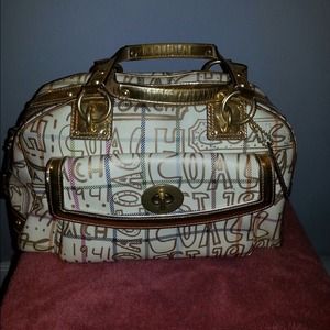 Authentic coach Tattersal graffiti dome